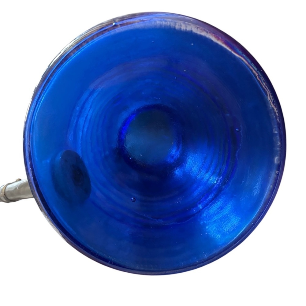 Iridescent Pearl Glass Watering Can rare - Picture 8 of 11